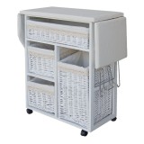 Mueble planchador Lisboa blanco